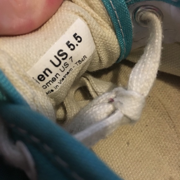 ๐ Turquoise Vans ๐ - Picture 5 of 7